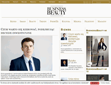 Tablet Screenshot of businessandbeauty.pl